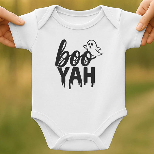Boo Yah Baby Halloween Bodysuit