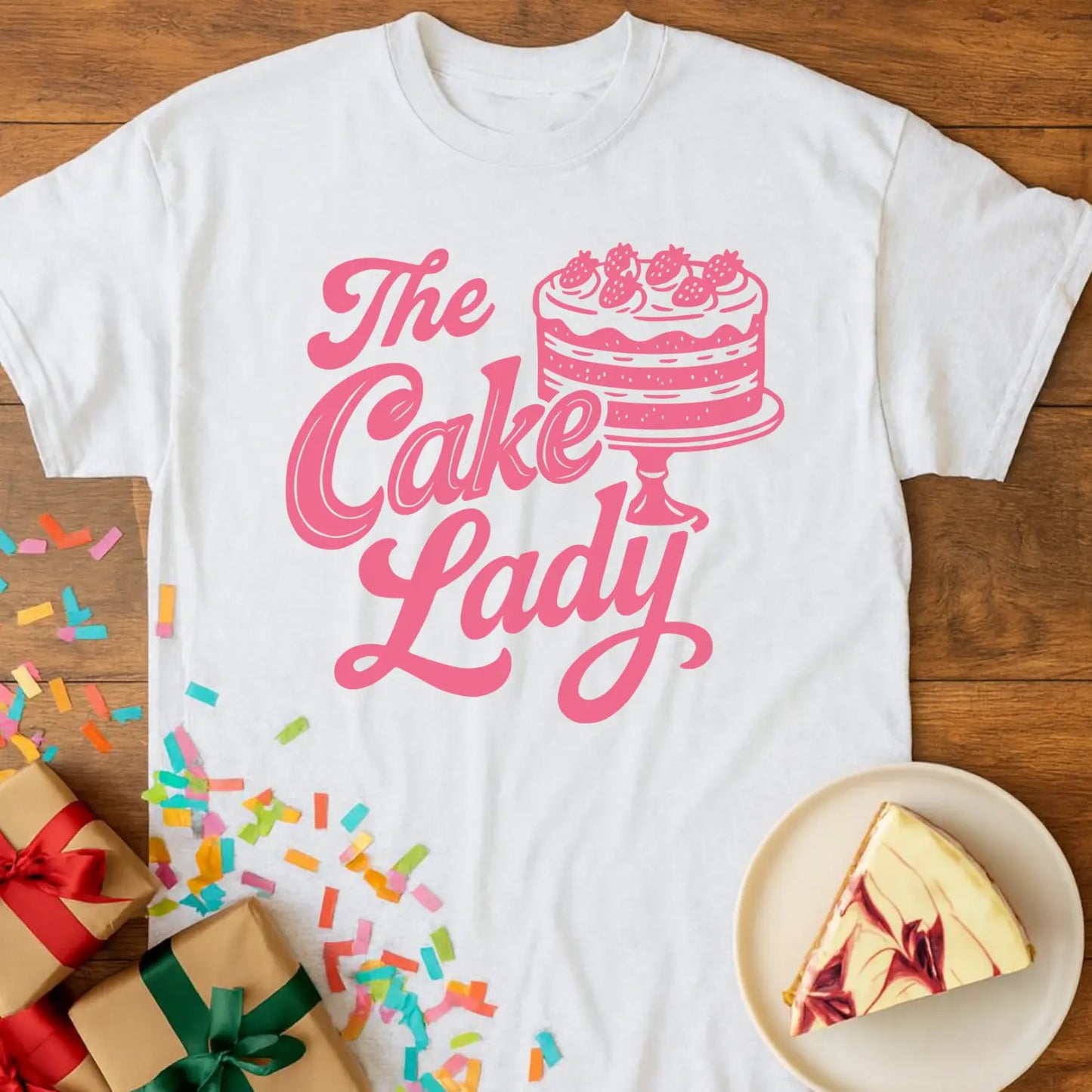 Cake Lady Grandma T-Shirt