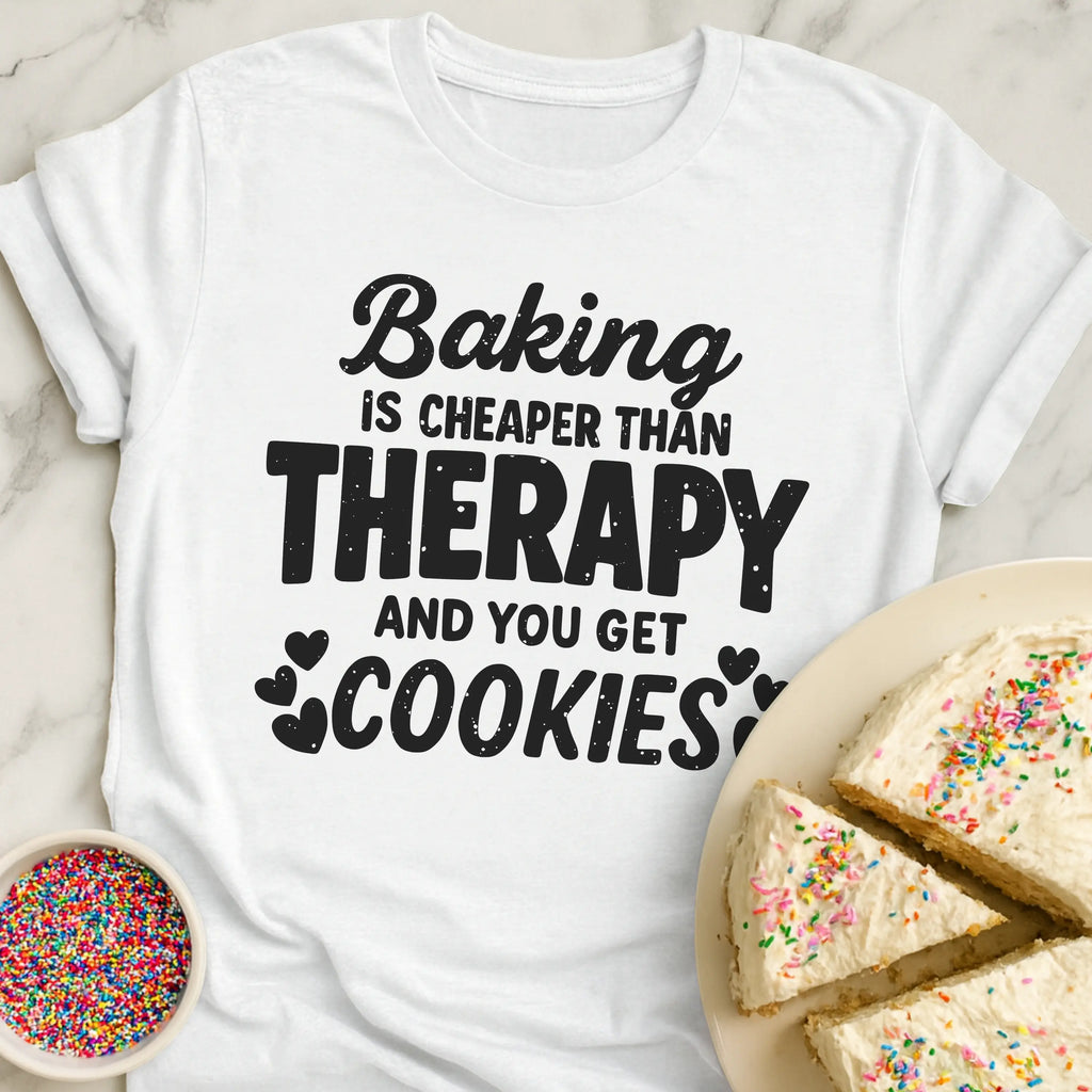 Cheap Therapy Baking T-Shirt