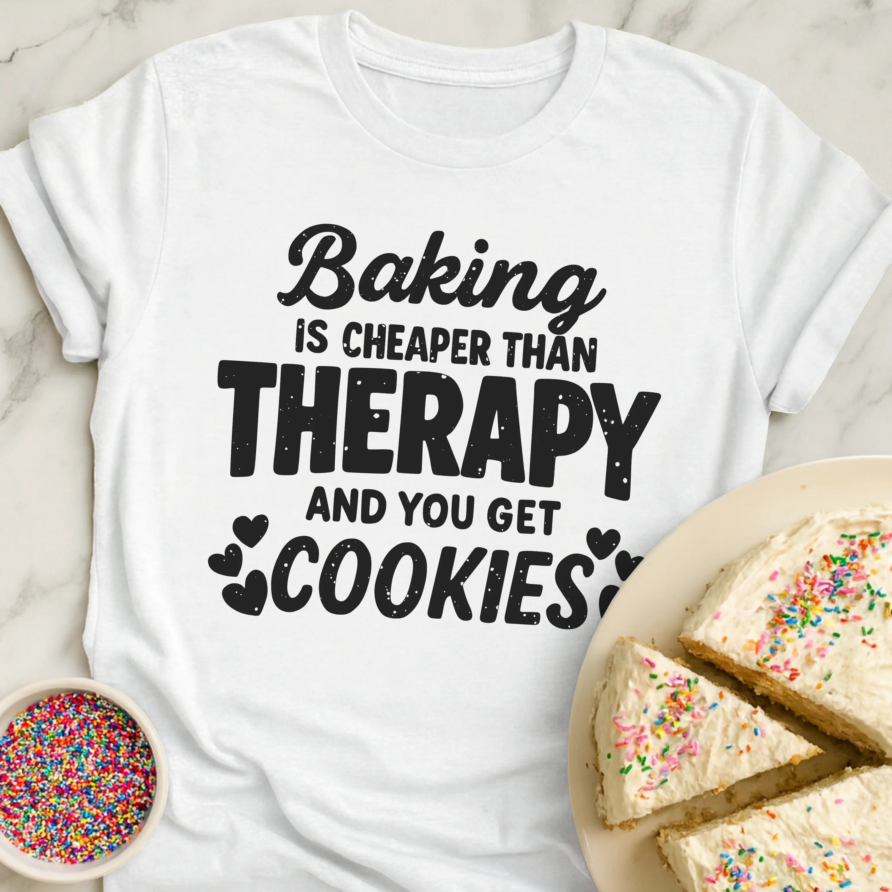 Cheap Therapy Baking T-Shirt