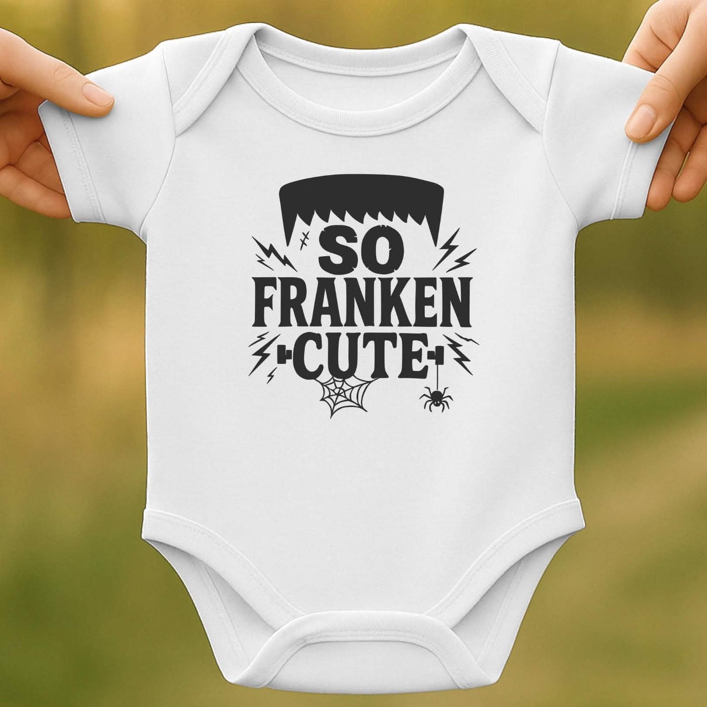 Franken Cute Baby Halloween Bodysuit