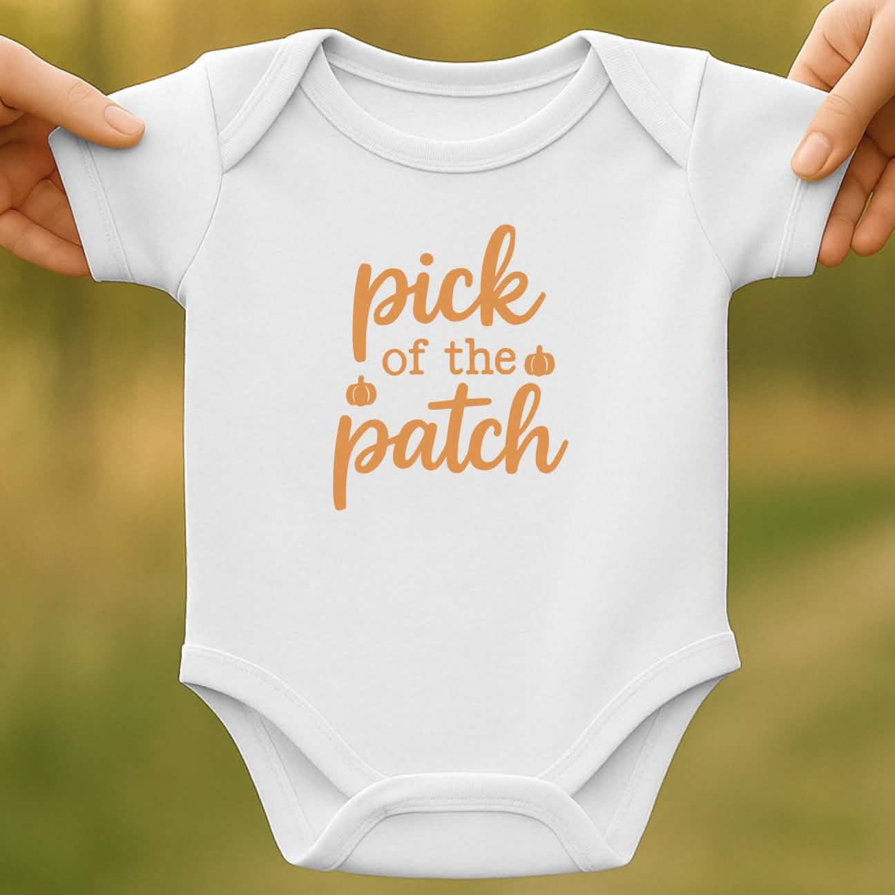 Patch Pick Baby Halloween Bodysuit