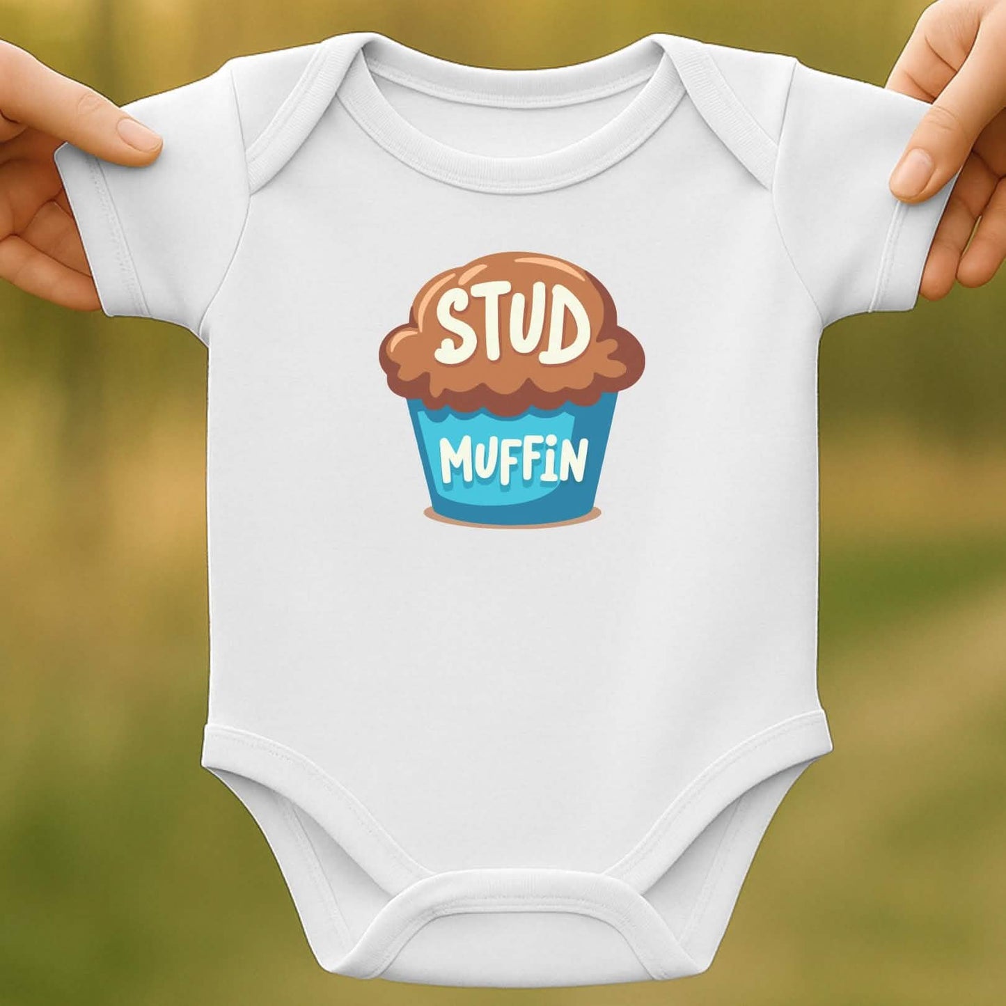 Stud Muffin Baby Bodysuit