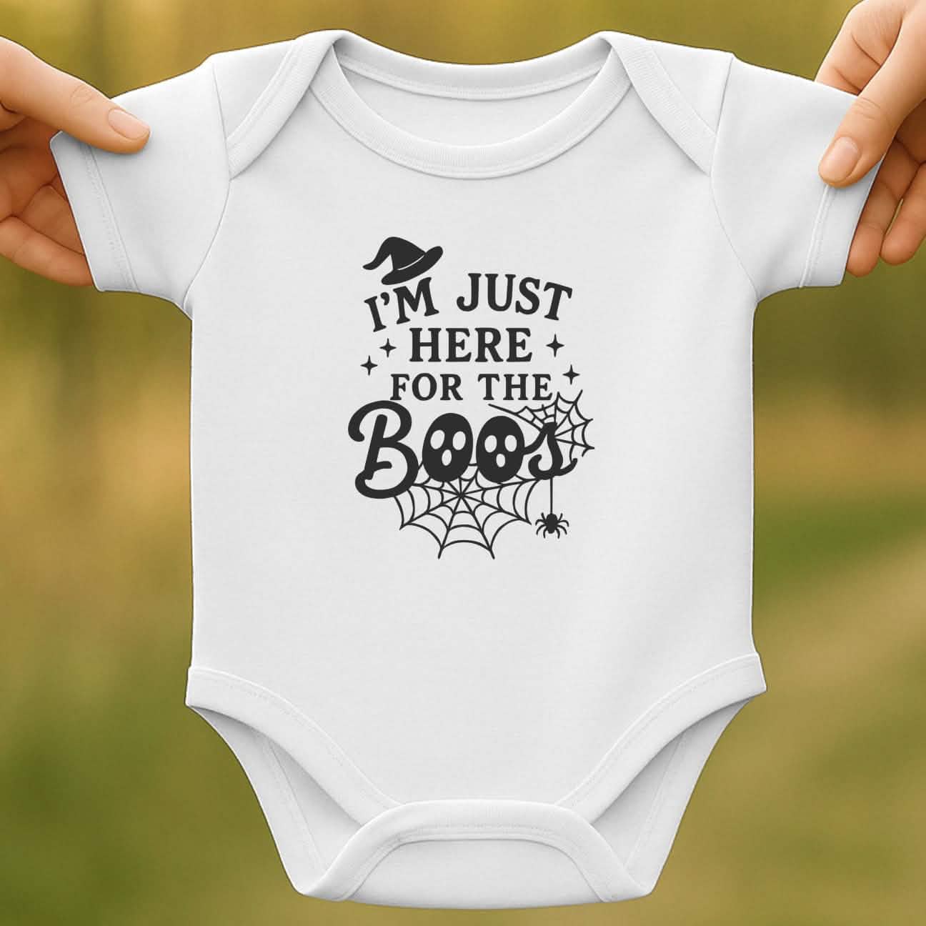 Boo Vibes Baby Halloween Bodysuit