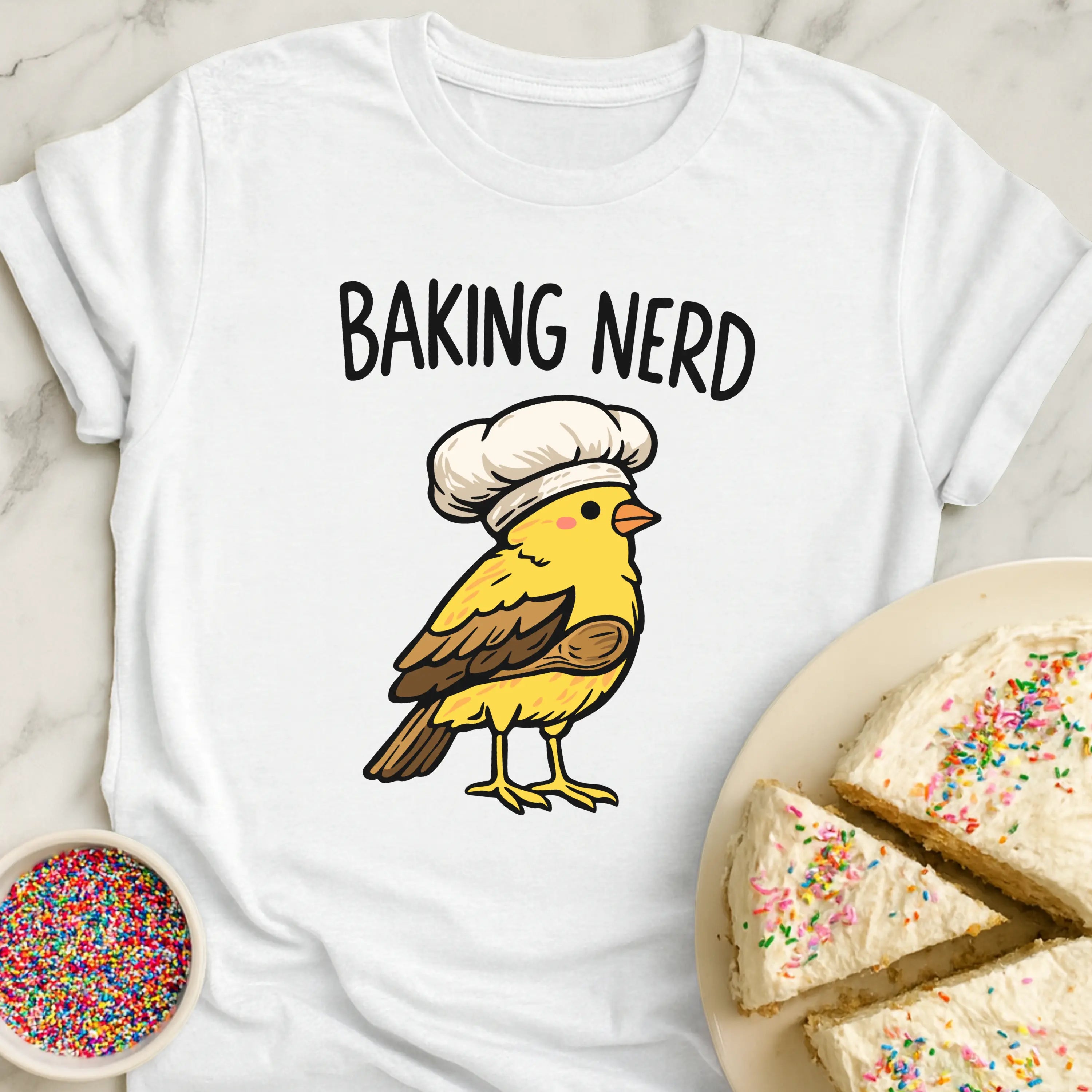 Baking Bird Nerd T-Shirt